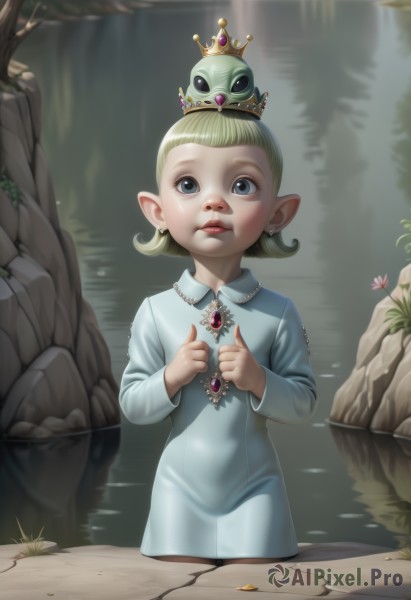 A stunning portrayal of a child in a lush outdoors