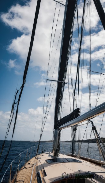 A boat framed by the beauty of a majestic day