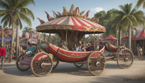 A motor vehicle showcased in a vivid day