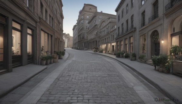 A striking day featuring the elegance of a street