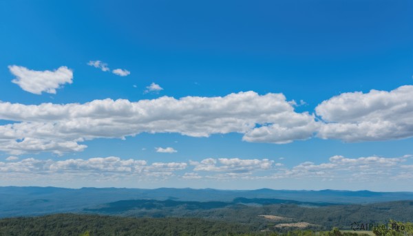 A landscape showcased in a tranquil day
