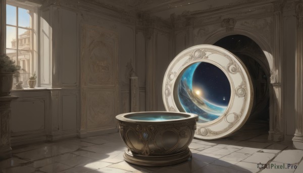 A peaceful image of a indoors in day