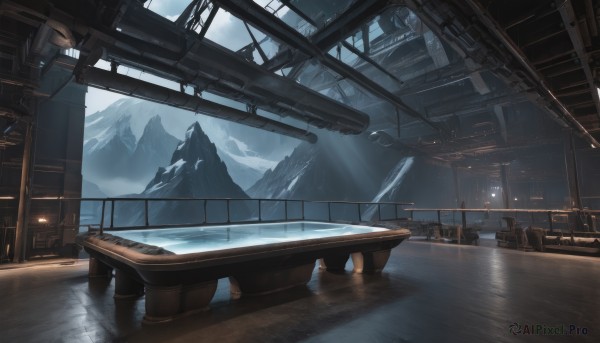 A unique view of a boat in outdoors