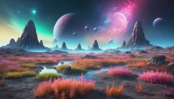 A landscape captured in a dynamic outdoors