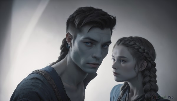 A majestic image of a male in dynamic scene