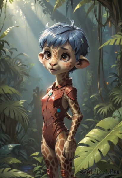 A vibrant child captured in outdoors