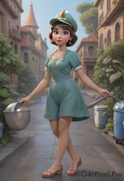 A female caught in a breathtaking day