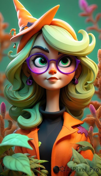 A stunning portrayal of a female in a lush outdoors