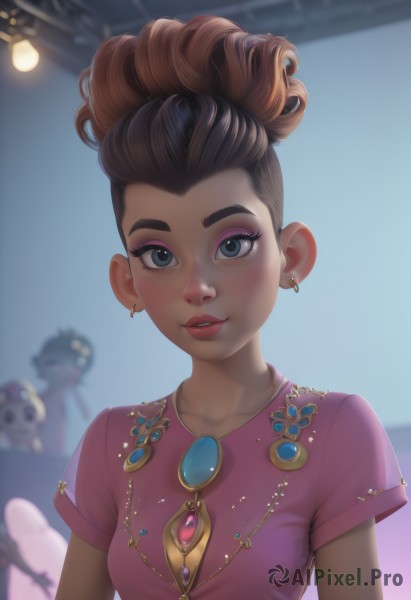 A stunning portrayal of a female in a lush dynamic scene