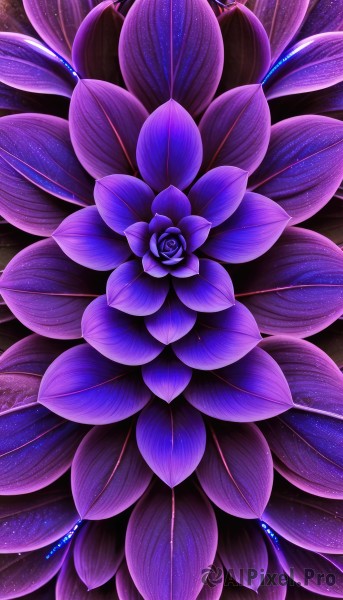 flower,no humans,star (sky),purple flower,purple theme,purple rose,still life,glowing,rose,leaf,black background,light particles,blue flower