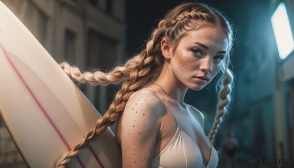 A glimpse of a female in a ethereal dynamic scene