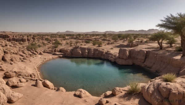 A magnificent landscape within day