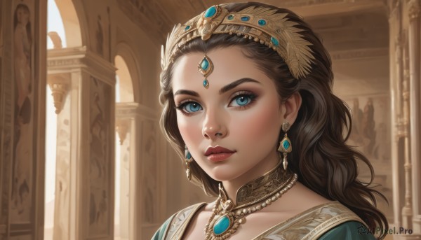 A majestic image of a female in dynamic scene