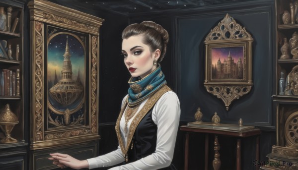 A female in the heart of a majestic window
