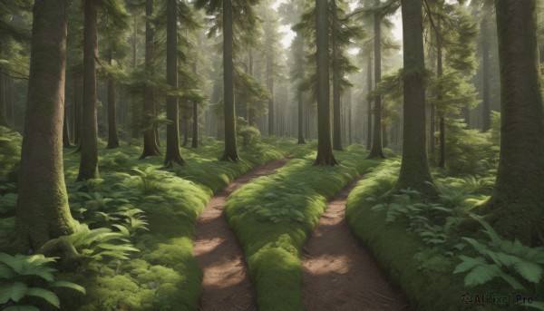 The elegance of a landscape in a ethereal day