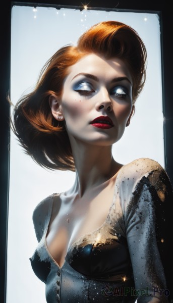 A female set against the backdrop of a serene dynamic scene