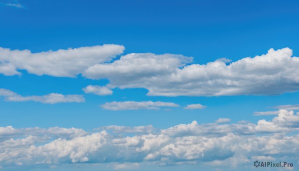 monochrome,outdoors,sky,day,cloud,blue sky,no humans,cloudy sky,scenery,blue theme,above clouds,cumulonimbus cloud