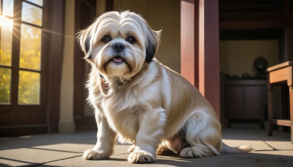 A delightful capture of a dog within day
