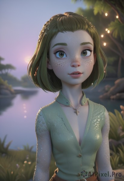 A vibrant female captured in outdoors