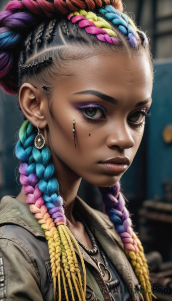 The majestic beauty of a female set within a dynamic dynamic scene