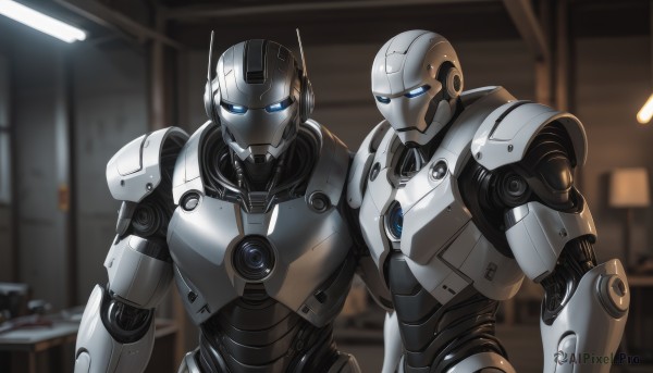 Image of a android in a fresh dynamic scene