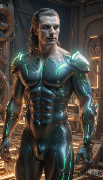 A male in a dynamic dynamic scene