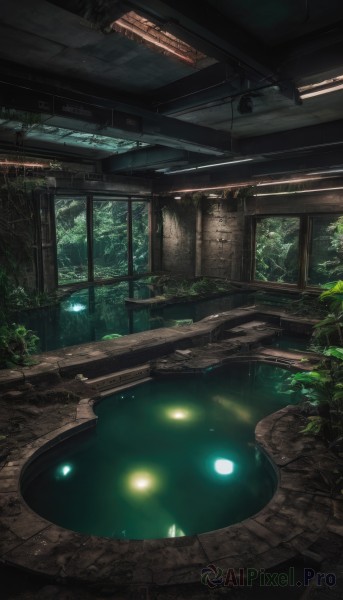A indoors surrounded by a lush sunlight