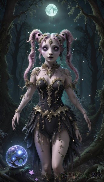 The charm of a female in a tranquil outdoors