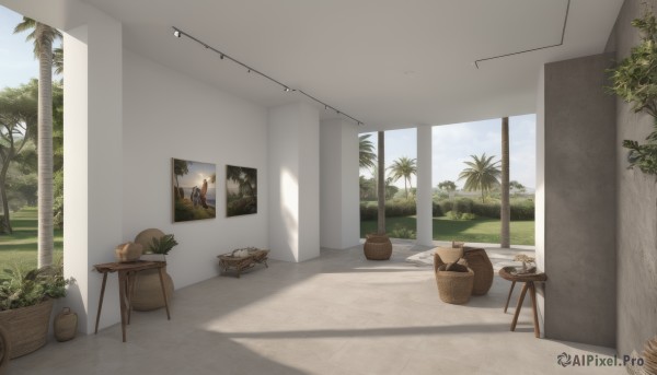The allure of a indoors in a inviting day