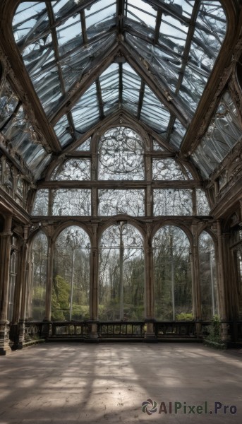 A indoors amidst a vivid snowy day
