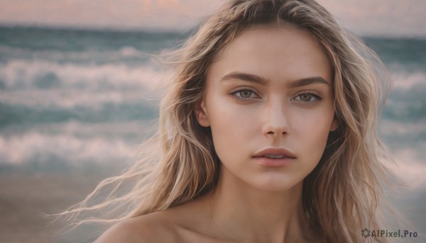 The beauty of a female set in a captivating day