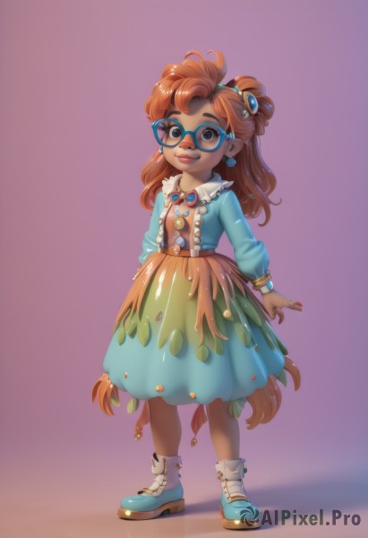 A child caught in a vivid dynamic scene