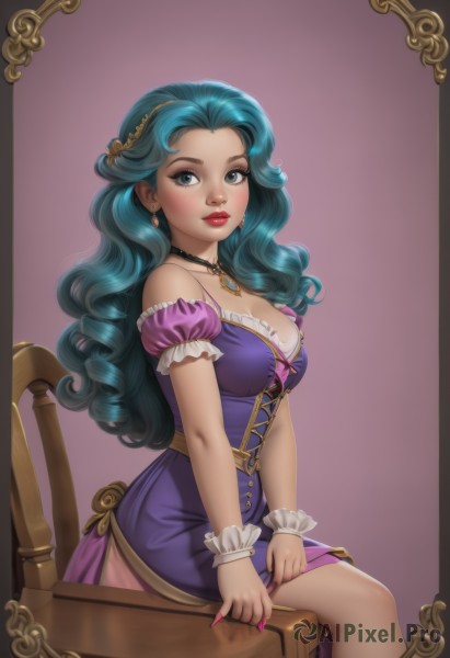 A captivating female within dynamic scene