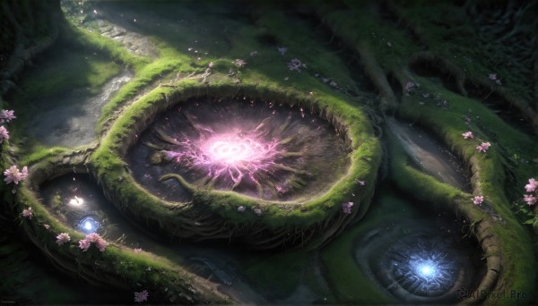The majestic beauty of a monster set within a ethereal outdoors