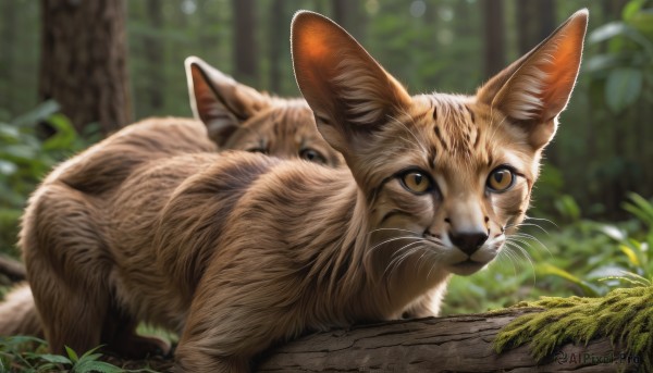 A stunning view of a cat in day