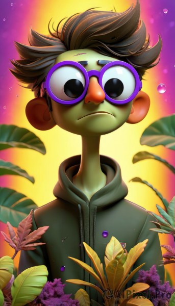 A vivid dynamic scene showcasing a male