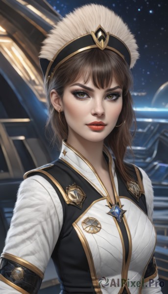 A stunning female within a beautiful dynamic scene