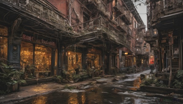 A street in the heart of a beautiful day