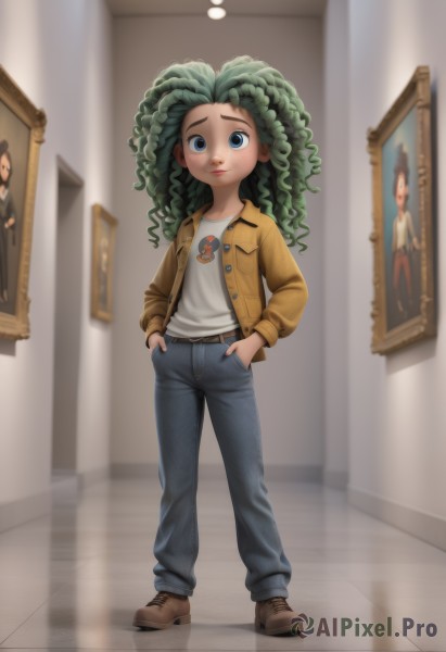 A glimpse of a child in a ethereal dynamic scene