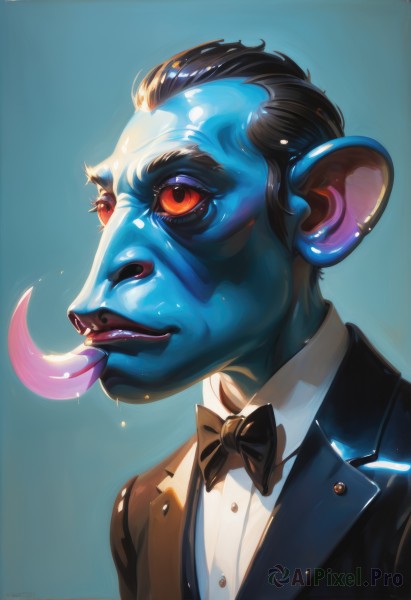 A male portrayed in a refreshing dynamic scene