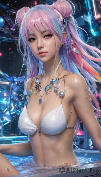 A female showcased in a bold dynamic scene
