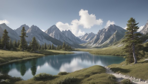A landscape framed by the beauty of a lush day