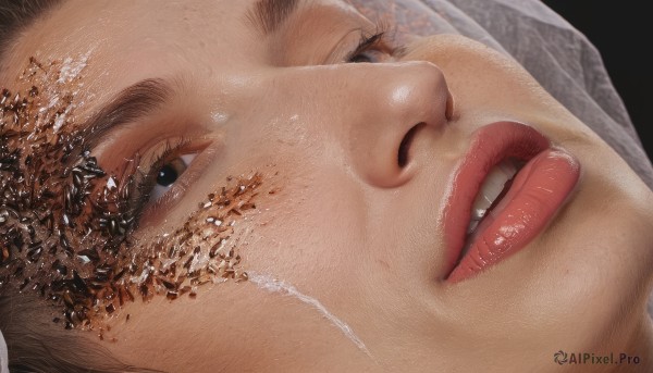 A ethereal dynamic scene showcasing a male
