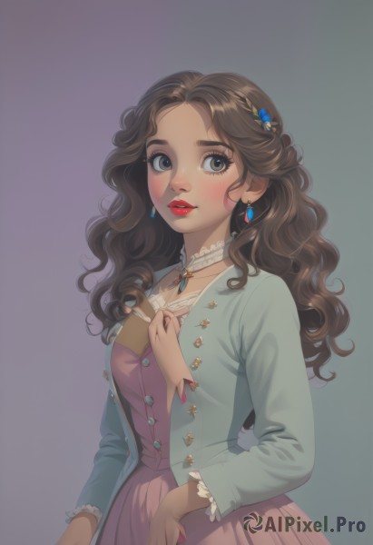 A vivid dynamic scene showcasing a female