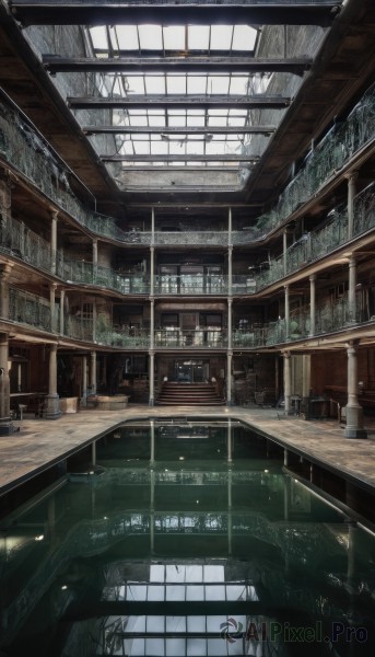 A indoors captured in a dynamic day