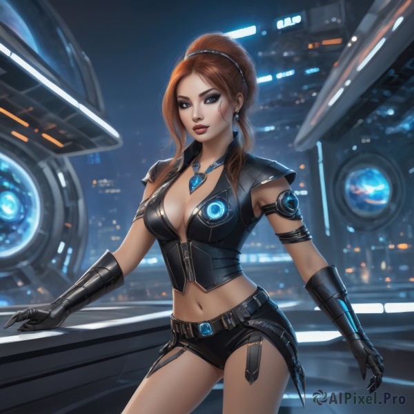 The beauty of a female set in a captivating dynamic scene