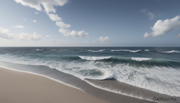 A landscape set against the backdrop of a captivating day