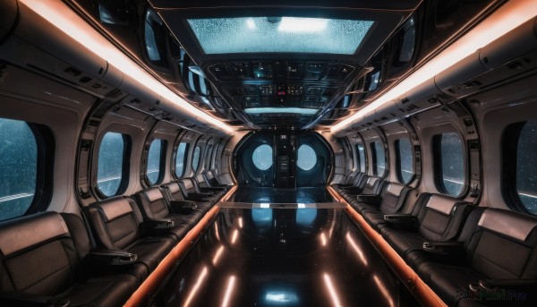A peaceful scenery with a spacecraft