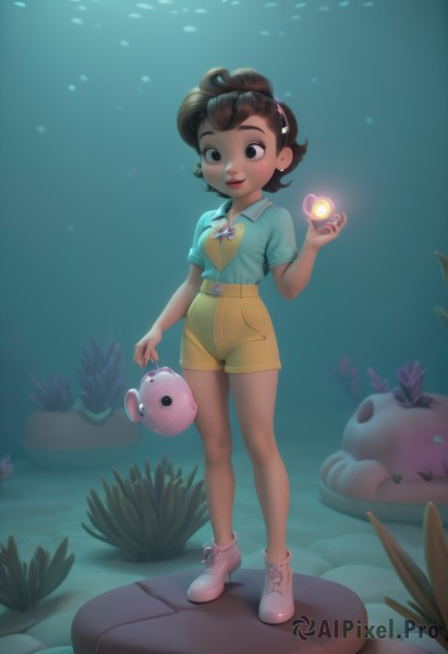 A captivating child within rock