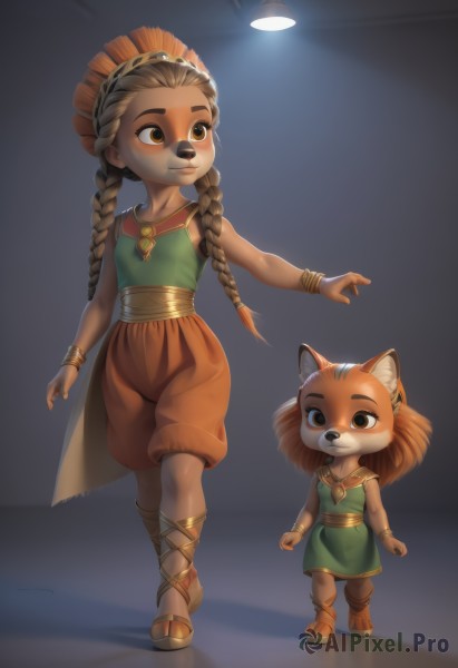 A child showcased in a bold dynamic scene